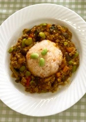 野菜ゴロゴロドライカレー-レシピのメイン写真