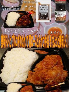 美味ドレとプルコギで豚ロースとんかつ弁当-レシピのメイン写真