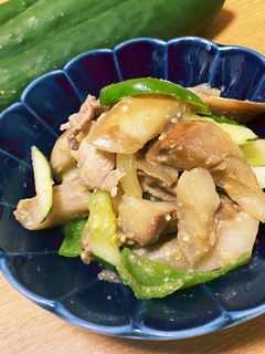 ︎✿甘酒✿夏野菜の肉味噌炒め-レシピのメイン写真
