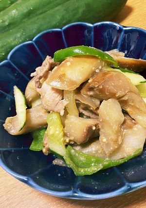 ︎✿甘酒✿夏野菜の肉味噌炒め-レシピのメイン写真