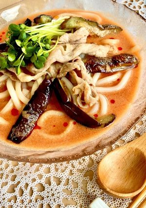 管理栄養士のトマト豆乳麺-レシピのメイン写真