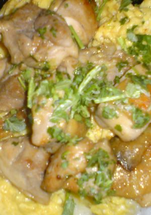 ふわとろ親子丼　ニンニク風味-レシピのメイン写真