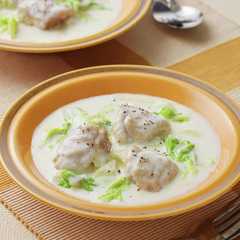 A picture of 濃厚！白菜と鶏肉のチーズクリーム煮.