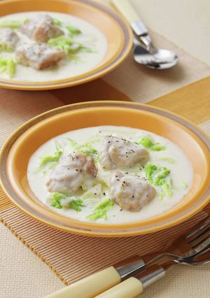 濃厚！白菜と鶏肉のチーズクリーム煮-レシピのメイン写真