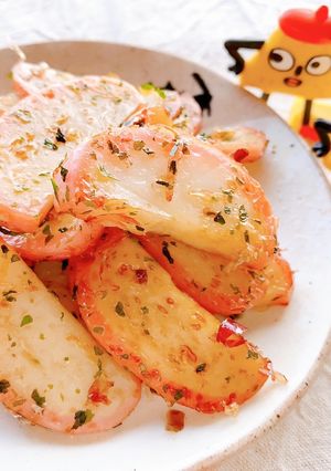 簡単♪かまぼこの焦がし醤油焼き-レシピのメイン写真