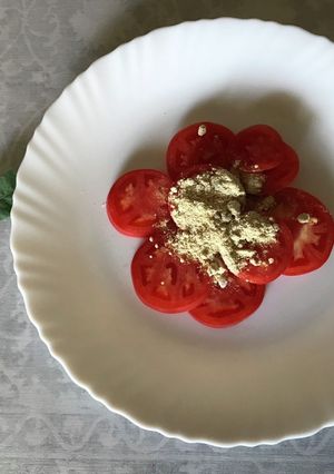 トマトのきな粉かけ-レシピのメイン写真
