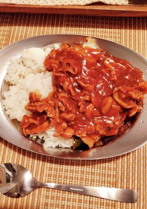 給食じゃないよ。時短ハヤシライスだよ！-レシピのメイン写真