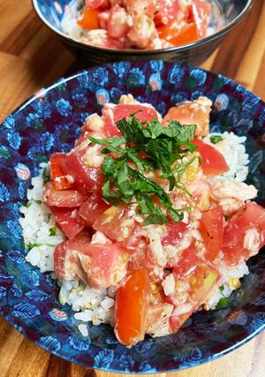 トマト&シーチキン丼-レシピのメイン写真