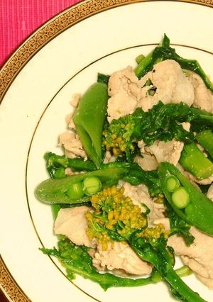 ✿菜の花と豚肉のジューシー焼き✿-レシピのメイン写真