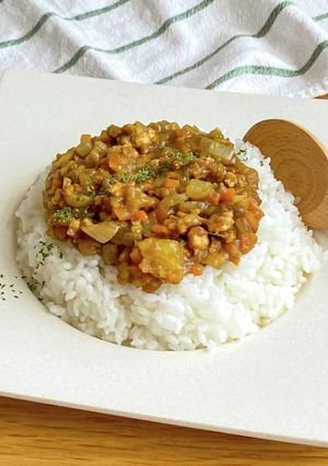 【いつものキーマカレー】ルーで簡単♪-レシピのメイン写真