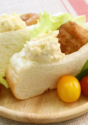 介護食　チキン南蛮ポケットサンド-レシピのメイン写真