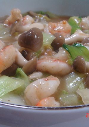 エビと青梗菜の八宝菜風-レシピのメイン写真