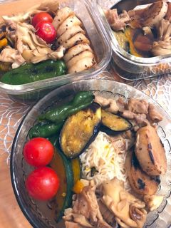 夏野菜焼き浸しそうめん-レシピのメイン写真