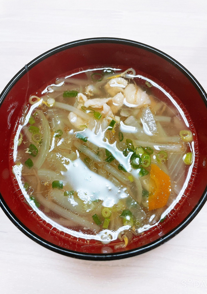 鶏皮のスープ♡-レシピのメイン写真