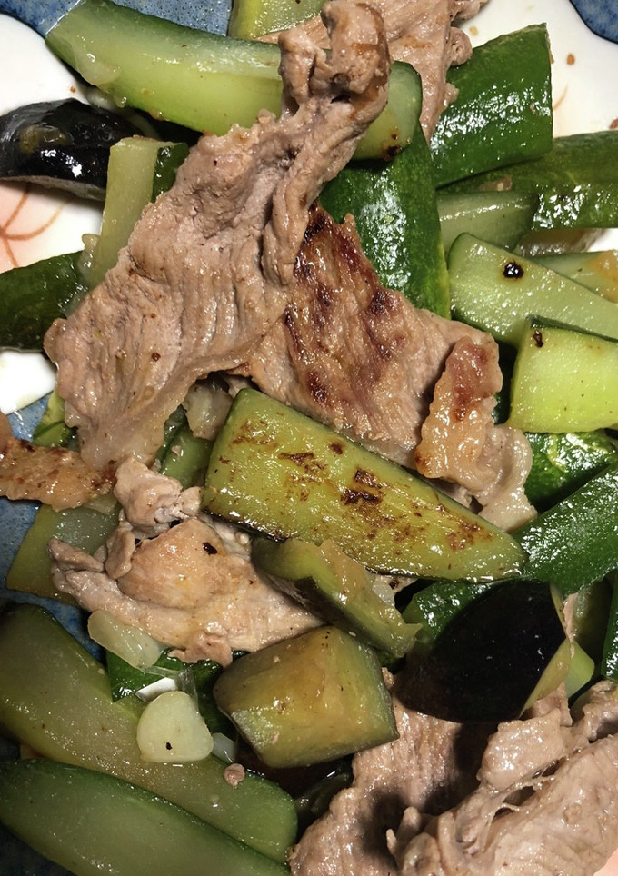 豚肉ときゅうりの中華風炒め-レシピのメイン写真