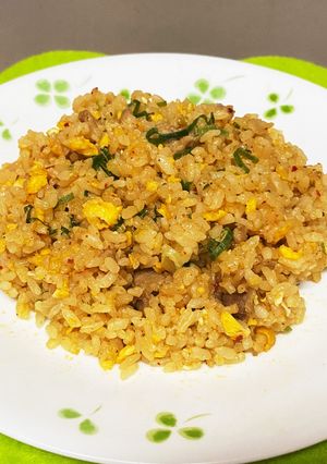 キムチの素でキムチチャーハン♪-レシピのメイン写真