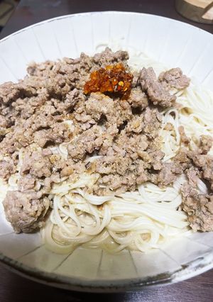 ピリ辛冷し豆乳坦々-レシピのメイン写真
