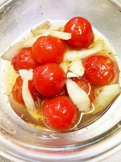 プチトマトとセロリの浅漬け。-レシピのメイン写真