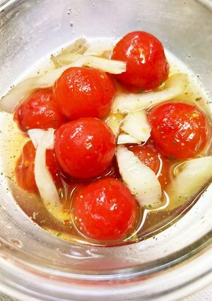 プチトマトとセロリの浅漬け。-レシピのメイン写真