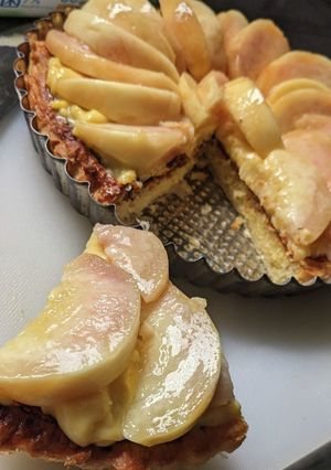 パイシートで桃タルト-レシピのメイン写真