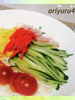 素麺de冷やし中華風 タレレシピ付-レシピのメイン写真