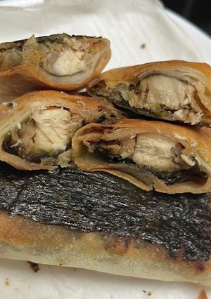 カジキとしいたけみその春巻き-レシピのメイン写真