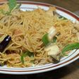エリンギとナス入りキムチ焼きそば