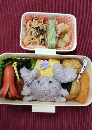かにさん弁当☆ぬいぐるみキャラ弁-レシピのメイン写真