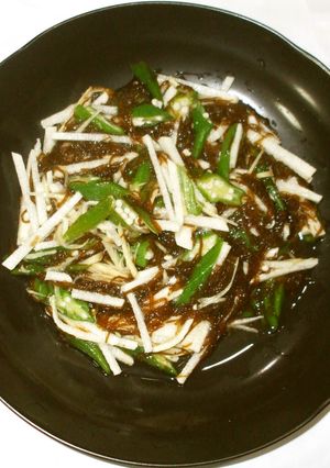 オクラ長芋もずく酢♪慢性せきに簡単薬膳-レシピのメイン写真