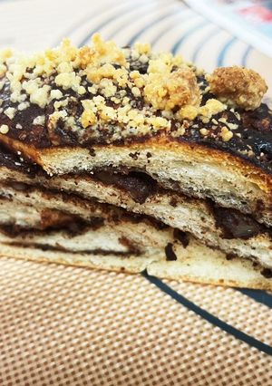 チョコとピーカンナッツのネジリパン-レシピのメイン写真