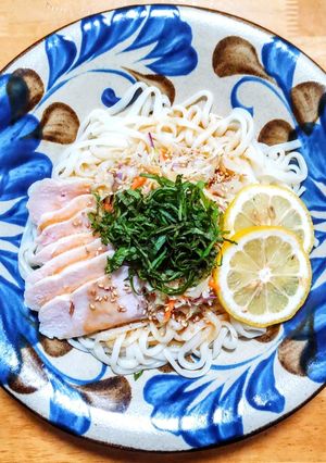 チキンとミックス野菜のレモン味噌うどん-レシピのメイン写真