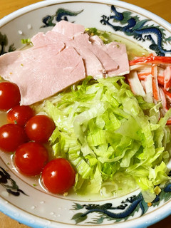 冷やし塩ラーメン サッポロ一番-レシピのメイン写真