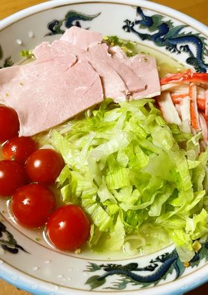 冷やし塩ラーメン　サッポロ一番-レシピのメイン写真