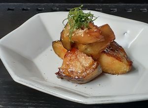 【野菜ソムリエ】賀茂なすの味噌生姜焼き-レシピのメイン写真