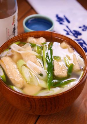 お揚げさんと青ねぎのあったか京風おだし-レシピのメイン写真