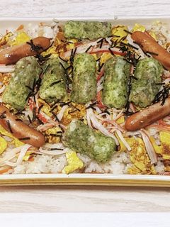 ズボラ昼食ちらし寿司-レシピのメイン写真