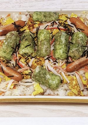 ズボラ昼食ちらし寿司-レシピのメイン写真