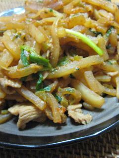 大根と豚肉の韓国炒め-レシピのメイン写真