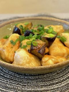 鶏胸肉となすのさっぱり炒め-レシピのメイン写真