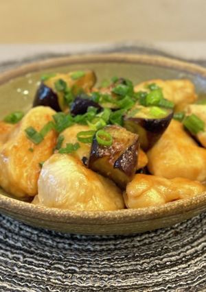 鶏胸肉となすのさっぱり炒め-レシピのメイン写真