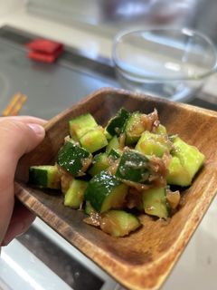 梅干しときゅうりのサラダ-レシピのメイン写真