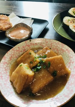 麺つゆで簡単！厚揚げのみぞれあんかけ♡-レシピのメイン写真