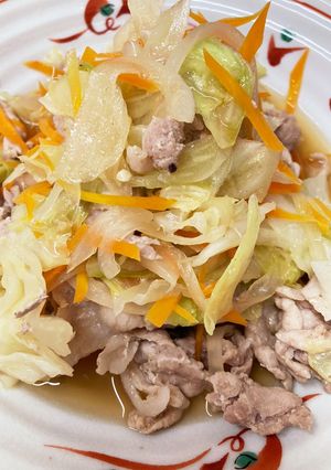 レンジで野菜炒め、簡単-レシピのメイン写真