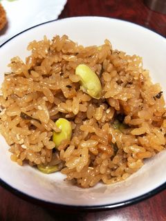 枝豆と昆布の佃煮の炊き込みご飯-レシピのメイン写真