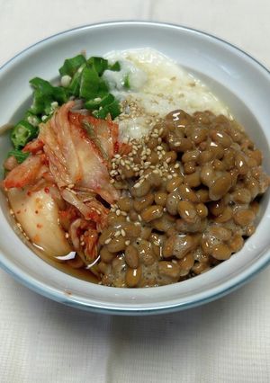 ピリ辛！とろろそば-レシピのメイン写真