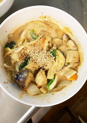 肉無チクワ簡単きな粉ごま味噌坦々野菜炒め-レシピのメイン写真