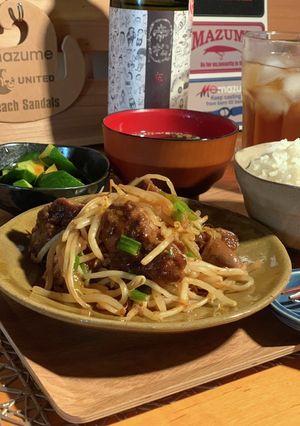 鳥レバもやし炒め✨-レシピのメイン写真