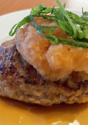 ハンバーーグ卸ポン酢ソース-レシピのメイン写真
