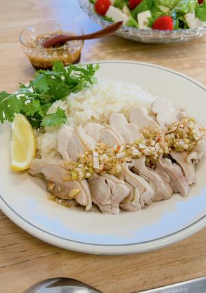 葱ダレが美味しいカオマンガイ-レシピのメイン写真