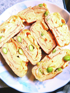 枝豆入り卵焼き-レシピのメイン写真